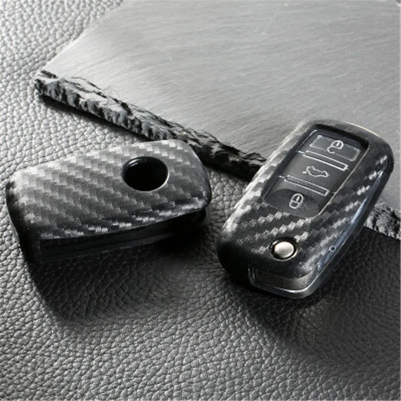 Силиконовый чехол для ключей Peacekey VW Polo Golf 4 5 6 Passat Tiguan Jetta Bora Eos Scirocco Skoda Octavia A5