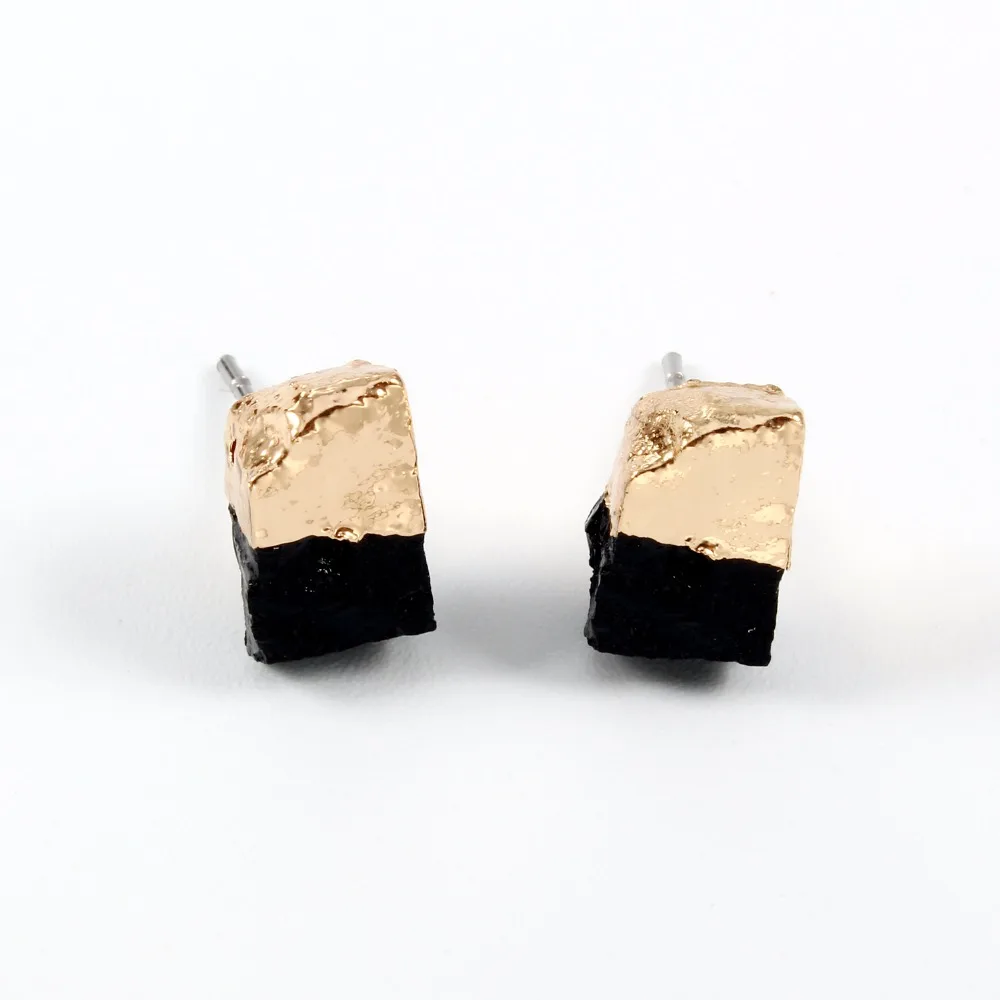 Chic Female Pierced Ear Studs Small Geometric Earings For Women Jewelry Trendy Resin Stud Earrings Earstud Cute E143 | Украшения и