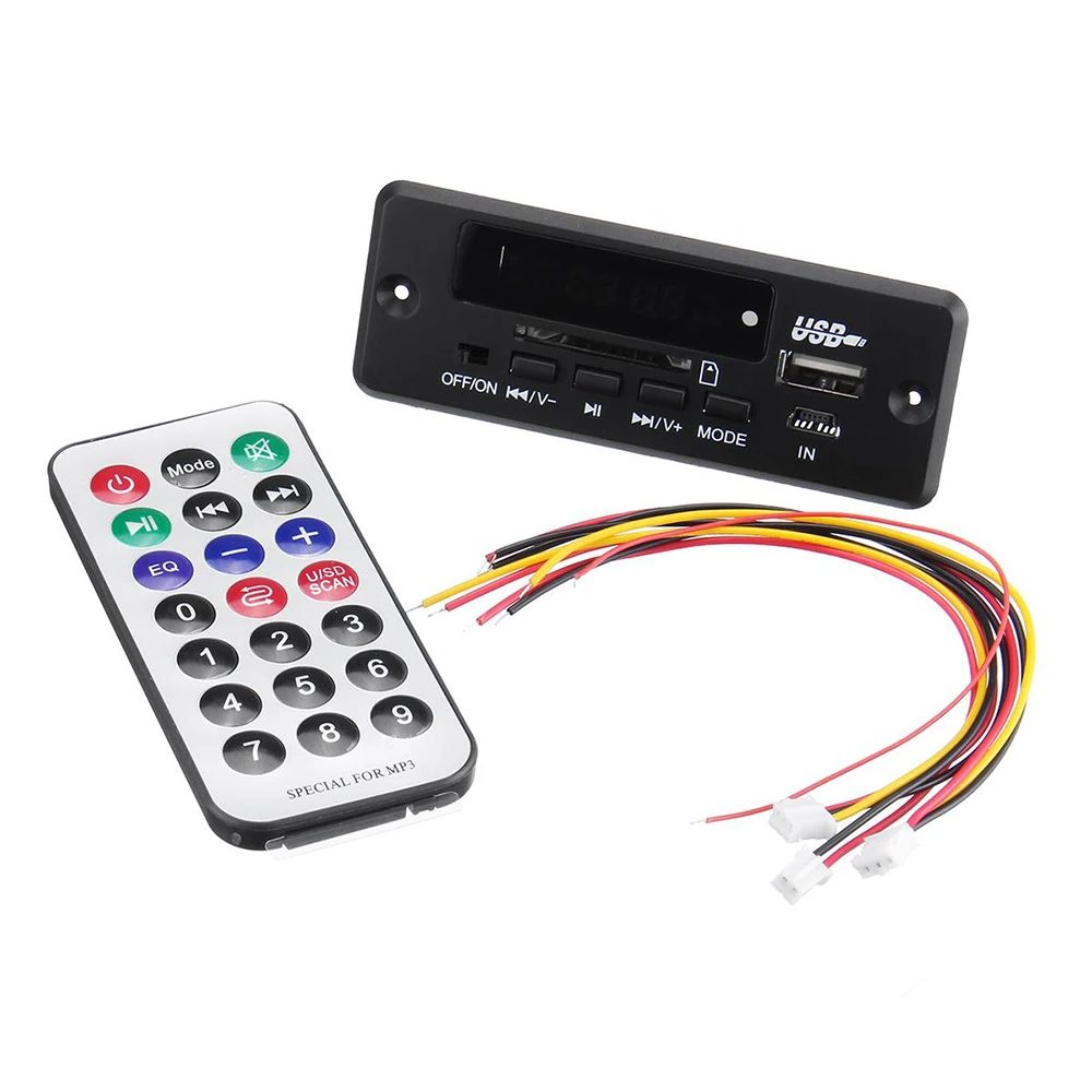 Новый стиль автомобиля MP3 Bluetooth декодер доска 5 В/12 vPCBA аудио модуль для