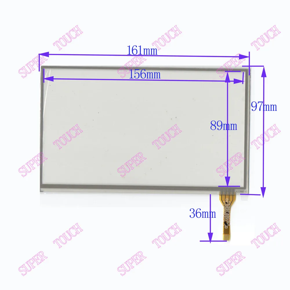 

7-inch four-wire resistive touch screen VX610 VP90 original handwritten 161 * 97 A2286E-G