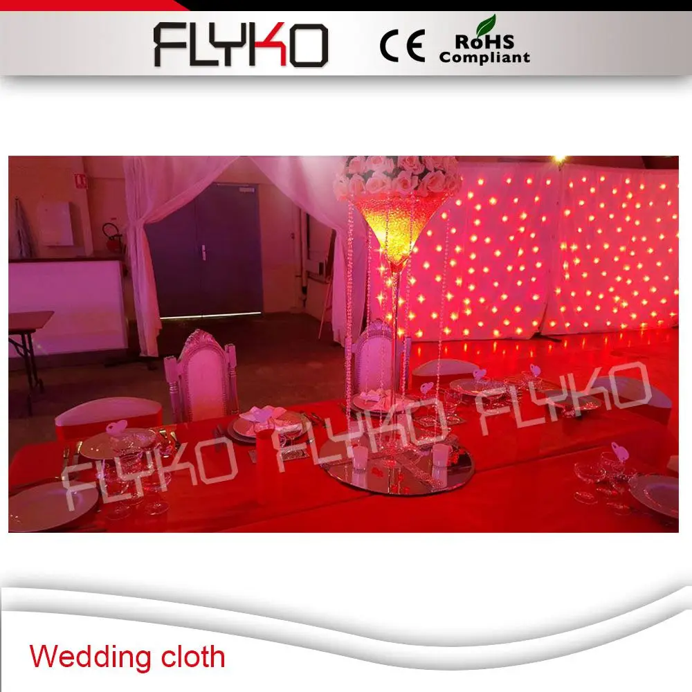 Бесплатная доставка светодиодная скатерть 3*5 м/декоративная занавеска для