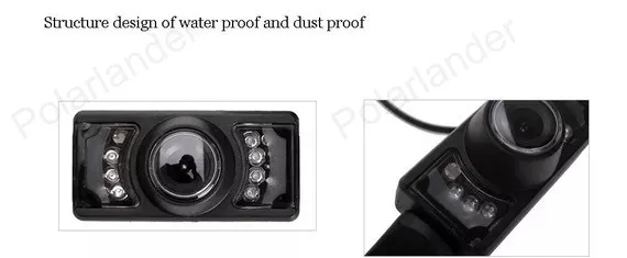 

Free Shipping, Car Rearview Camera 4.3 inch TFT LCD display rearview FPV HD Waterproof screen Car Monitor