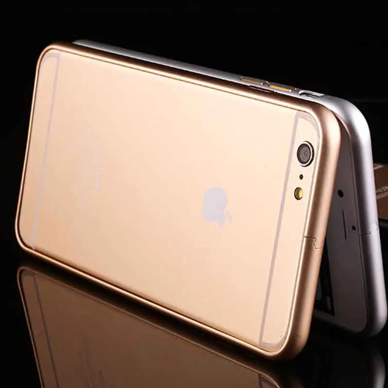 Роскошный металлический бампер чехол для iPhone 6 6s Plus 7 Алюминиевый 8 8Plus 7Plus каркас в