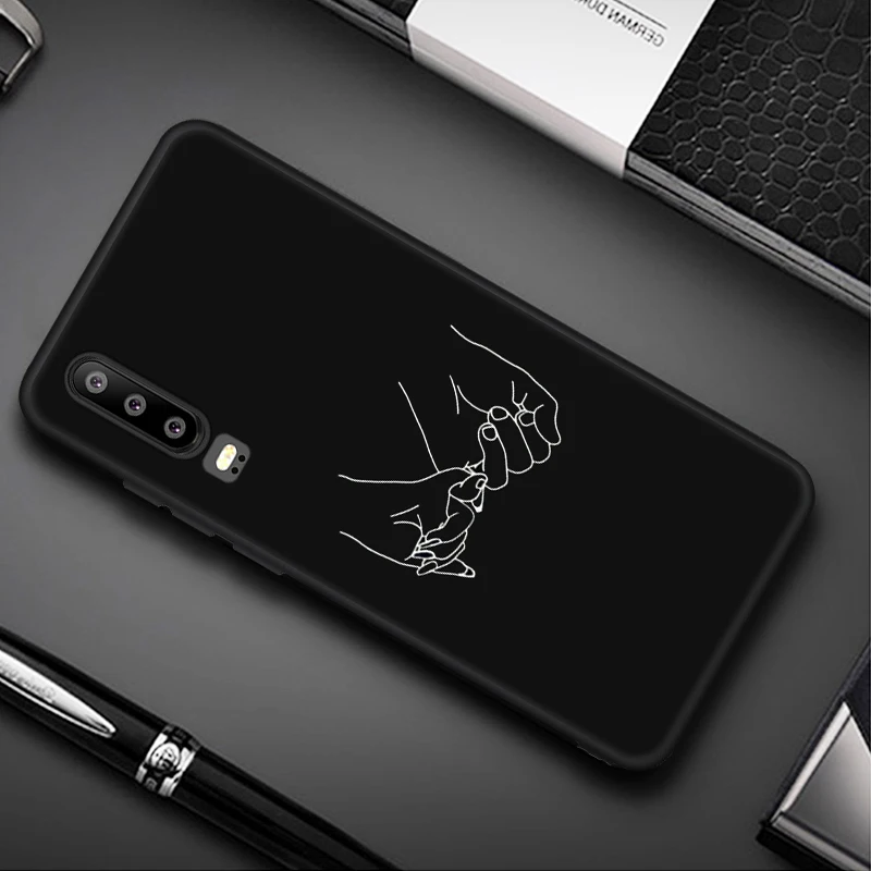 19 Чехол из мягкого ТПУ с рисунком для huawei P20 Pro P30 Lite P20Lite P30Lite Чехол черный матовый чехол для huawei P20 Lite P30 P20Pro P30Pro - Цвет: 19