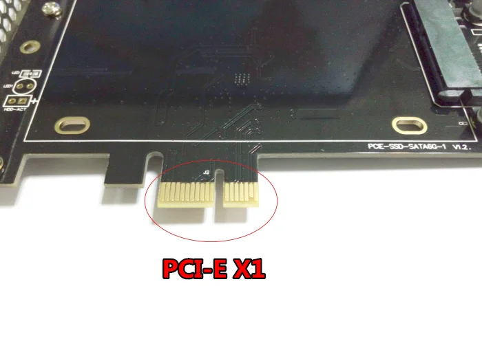 Высокоскоростная карта SATAIII до PCI E X1 DEBROGLIE для ПК или сервера с интерфейсом M3 Screw 4pcs