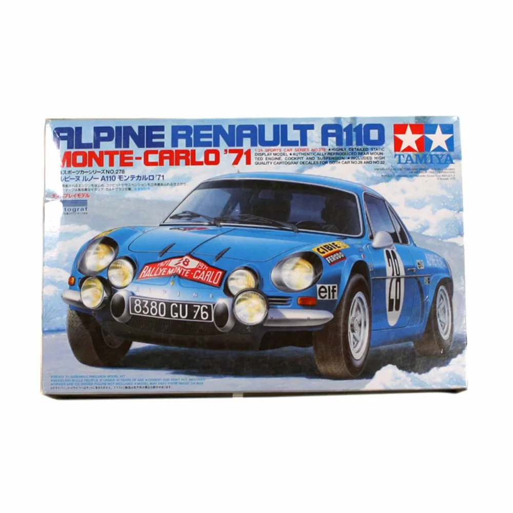 OHS Tamiya 24278 1/24 Alpine A110 Monte Carlo модель автомобиля комплекты для строительства|model building
