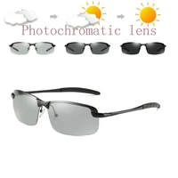 mens photochromic polarized driving sunglasses classic sports eyewear vintage eye glasses fishing travel transition lens uv400