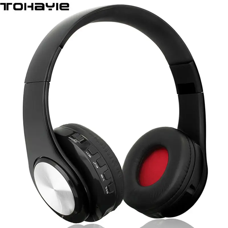 Телефонов наушники Bluetooth стерео с микрофоном AUX игровой Беспроводной складные
