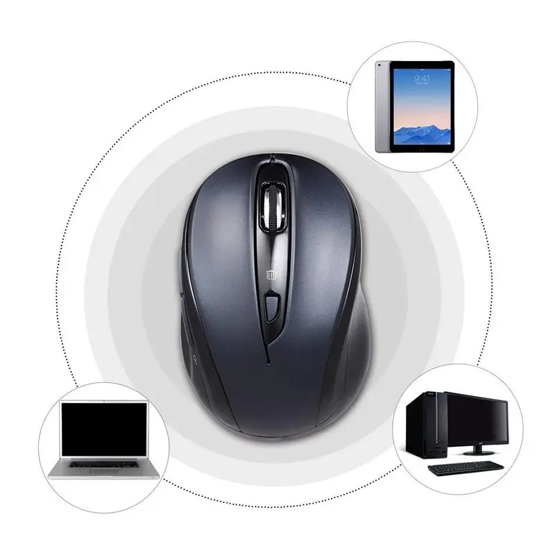 V3 Беспроводная Мобильная мышь регулируемая Голосовая набрав команда большой