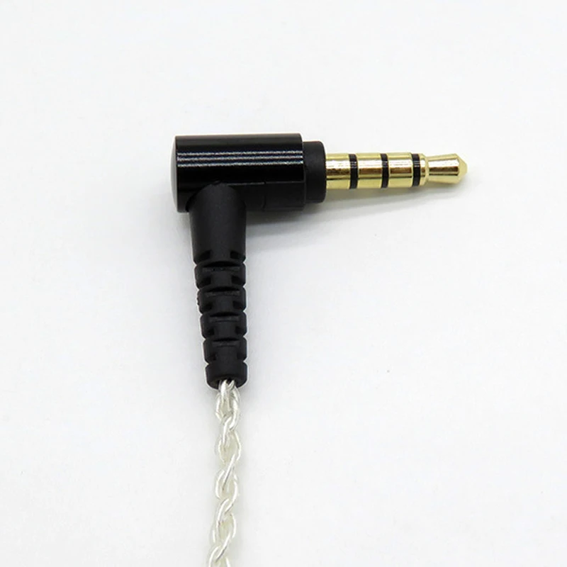 DIY MMCX кабель для Shure SE215 SE535 SE846 SE425 наушники с серебряным покрытием провод