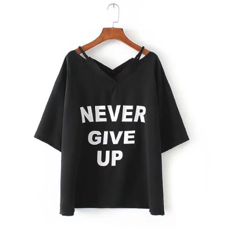 Женская футболка с вырезами V образным вырезом и коротким рукавом|t shirts ladies|fashion t