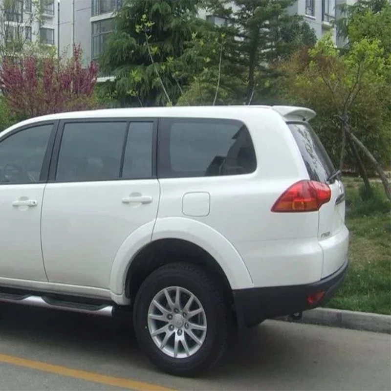 Спойлер для Mitsubishi pajero 2009 2013 высококачественный спойлер ABS Motors от праймера черная