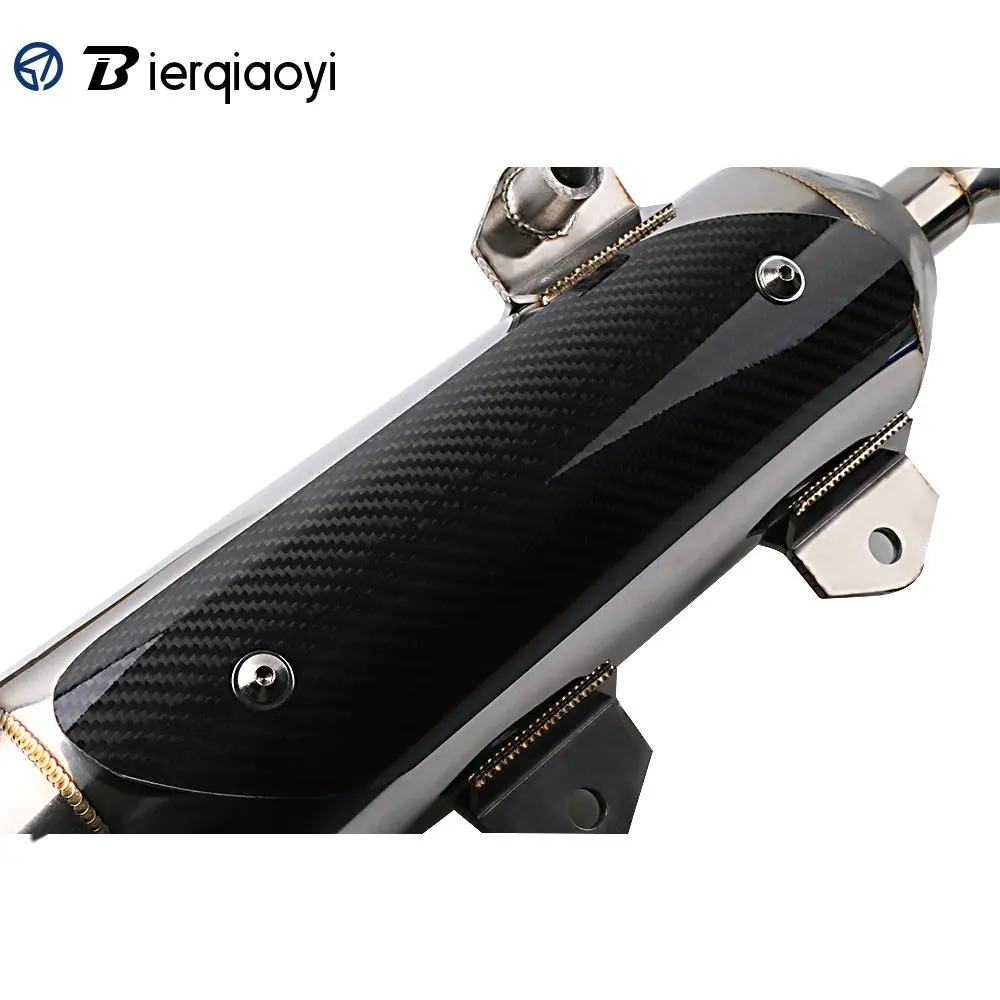 Для YAMAHA NVX 155 NVX155 Aerox155 Aerox нержавеющая сталь углеродное волокно Глушитель