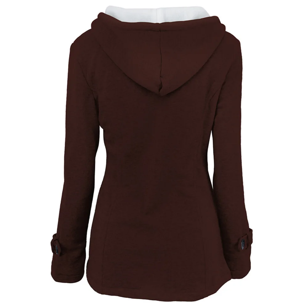 Женские куртки с капюшоном Joineles повседневные однотонные большого размера 4XL