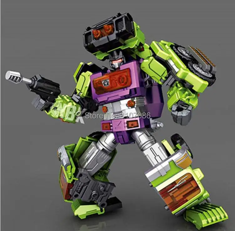 NBK Devastator бульдозер скраппер гравитационный крюк строитель GT Devastator KO трансформация Инженерная фигурка игрушки