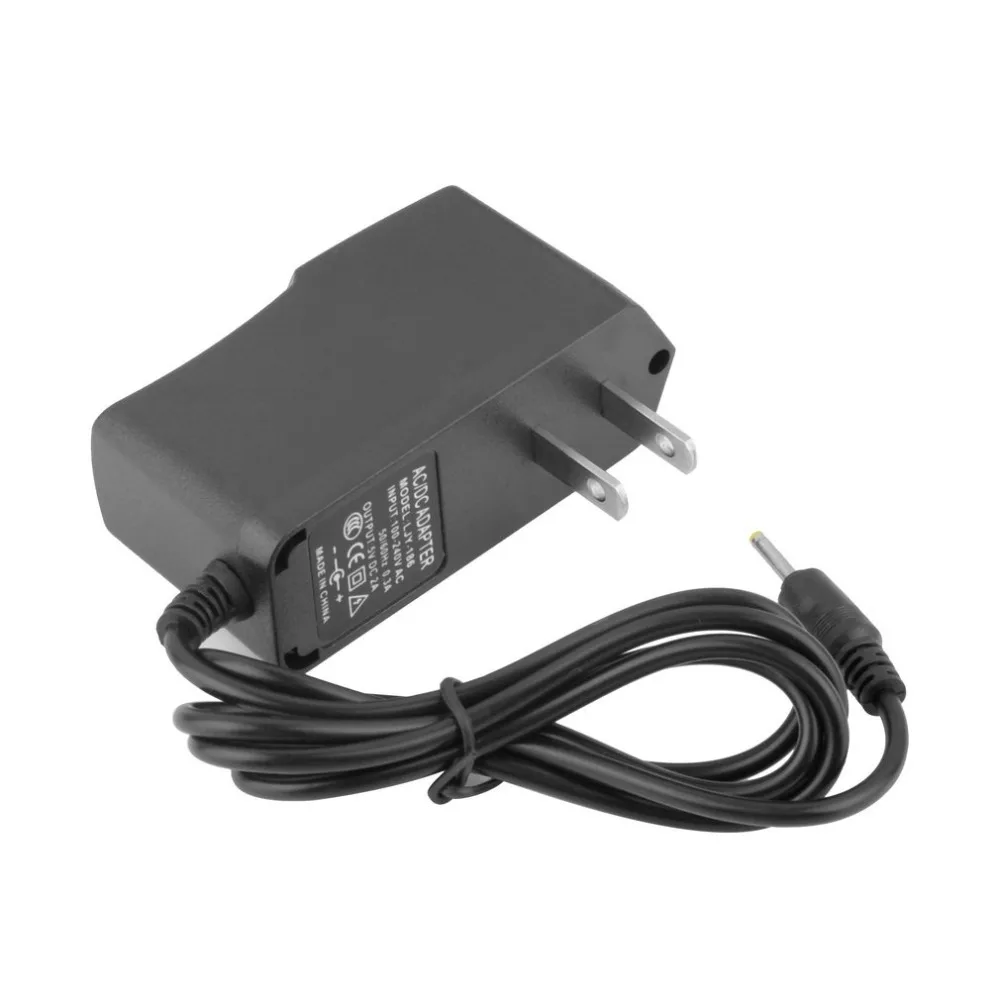Универсальный черный IC адаптер питания AC зарядное устройство DC 5V 2A / 2000mA 2 5 мм