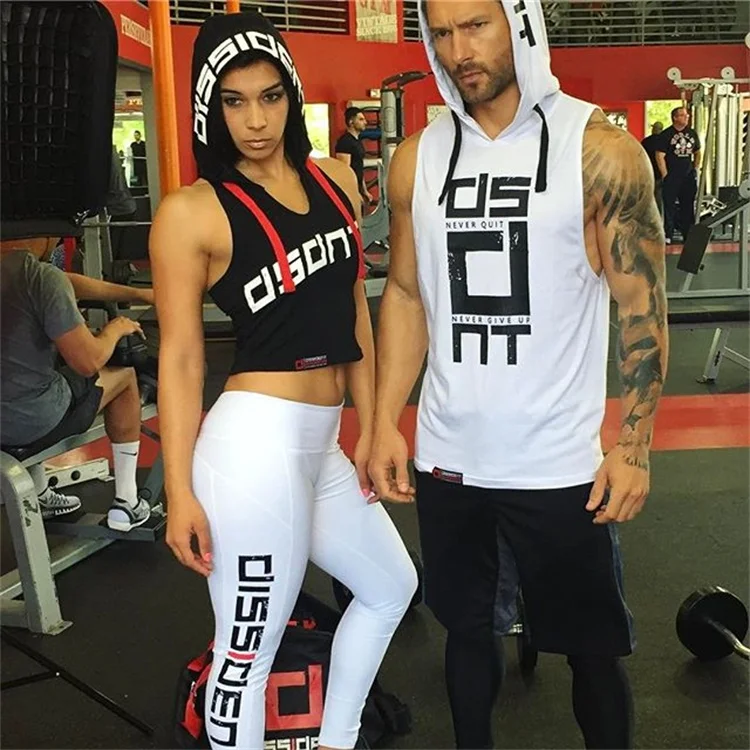 Топ с капюшоном для мальчиков и девочек Gymwear, футболка с капюшоном для мужчин и женщин, майка-майка, брус, бодибилдинг, майка без рукавов