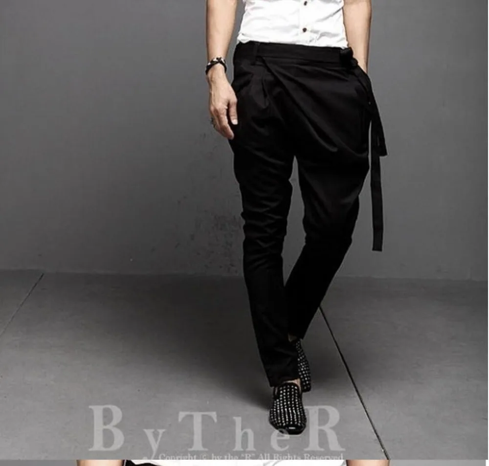 Лидер продаж! Брюки султанки мужские летние модная одежда не Популярные штаны