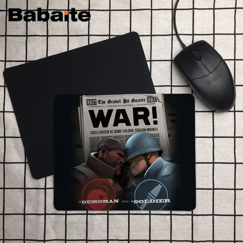 Babaite Team Fortress 2 высокое Скорость коврик Размеры для 18X22 см Скорость версия игровые коврики - Цвет: 25X29cm