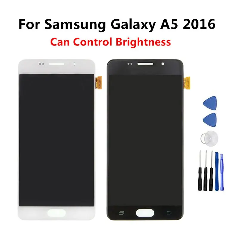 Для Samsung Galaxy A5 2016 A510F A510M A510FD A5100 A510Y 100% проверенный Хороший ЖК дисплей TFT сенсорный
