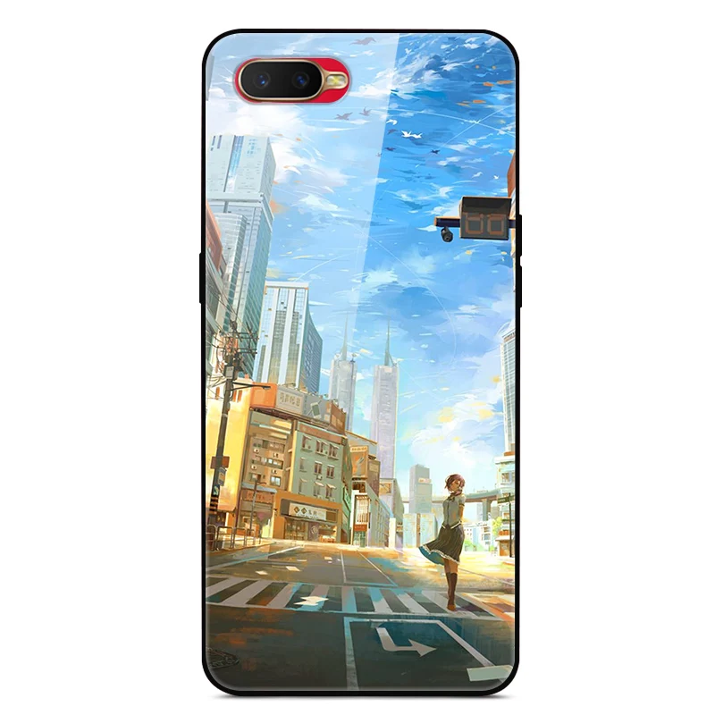 Для OPPO RX17 Neo чехол из закаленного стекла силиконовый бампер жесткая стеклянная задняя крышка для OPPO RX 17 Neo чехол Funda RX17 Neo RX17Neo