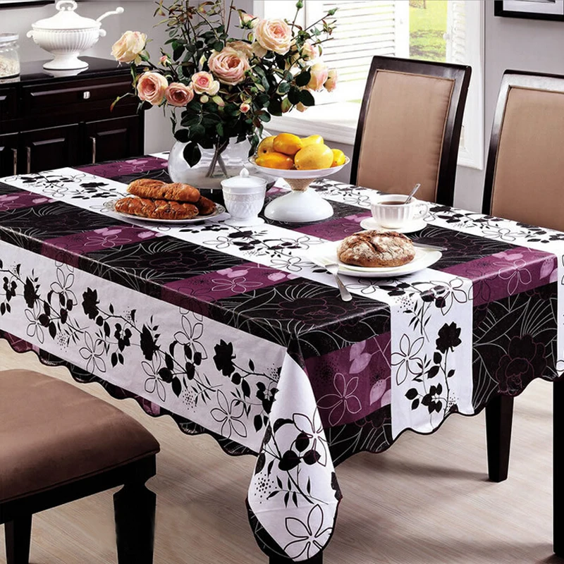 Высокосортный добавить хлопок утолщенный водостойкий маслостойкий ПВХ/скатерть