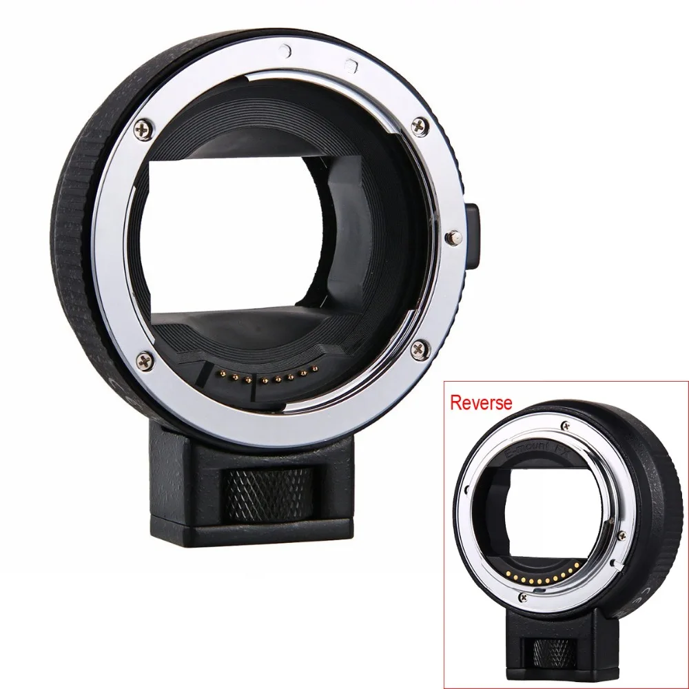 Адаптер для крепления объектива с автофокусом Sony Canon EF фотообъектив E-Mount NEX A7 A7R A7s