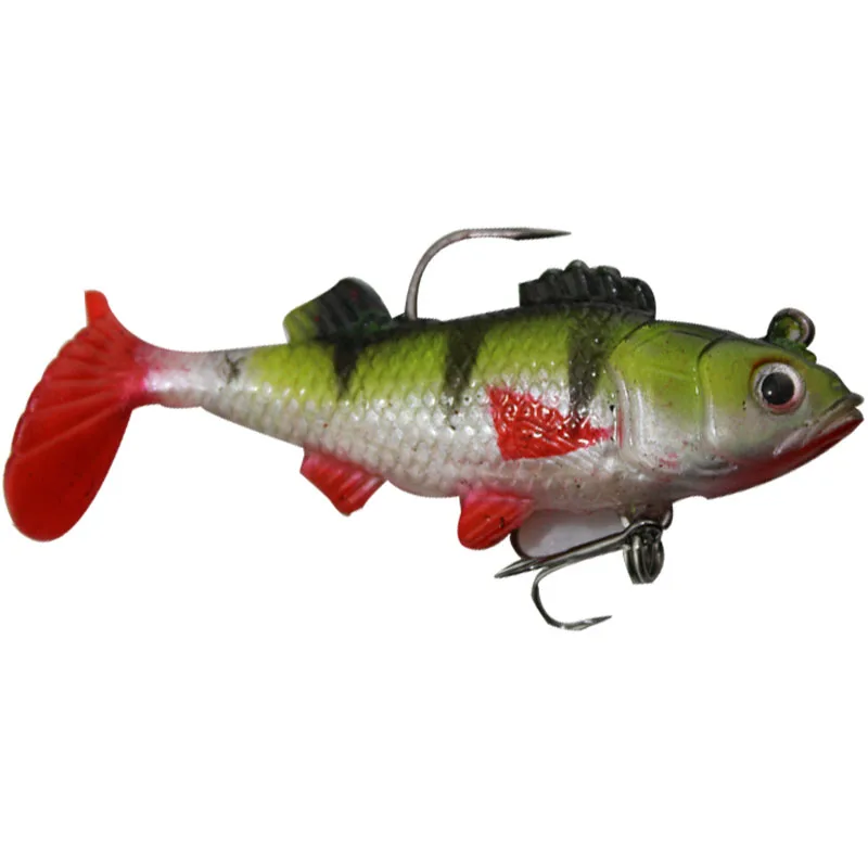 YeMuLang 1PCS Soft Fishing Lures Swimbait Crankbait Wobbler Isca Artificial Bait With Hooks Tackle BB037 | Спорт и развлечения