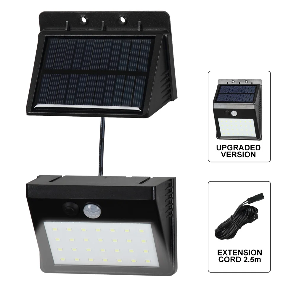 Фонарь светодиодный солнечный с датчиком движения 28 светодиосветодиодный|solar light