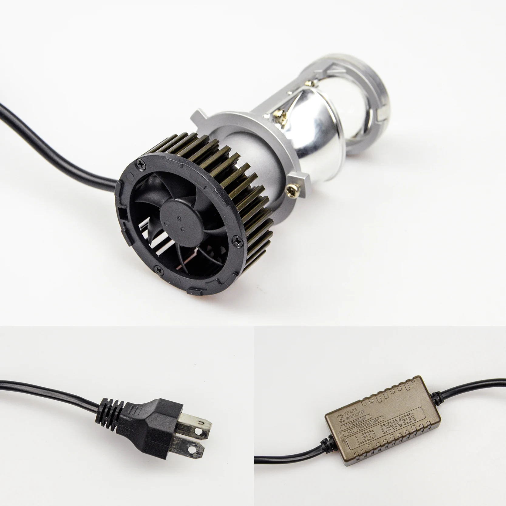 KAMISO LED H4 фара проектор 12V Hi/Low light Объектив для использование автомобиля авто