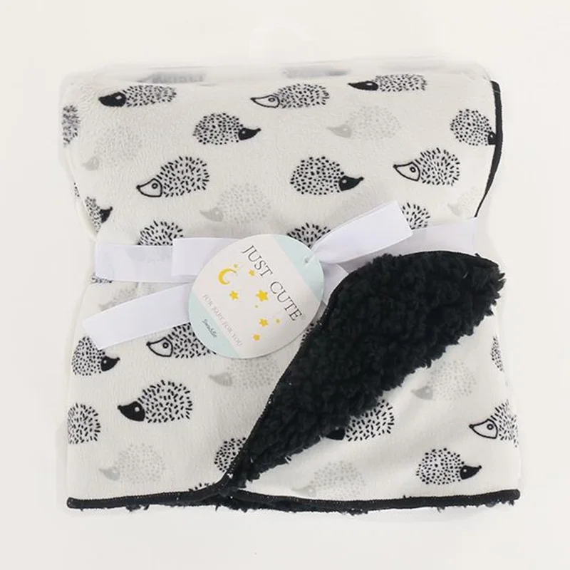 Siyubebe детское одеяло Брендовое Двухслойное Коралловое флисовое детское одеяло Bebe пеленать конверт коляска обернуть новорожденные дети постельные принадлежности одеяло s - Цвет: A143