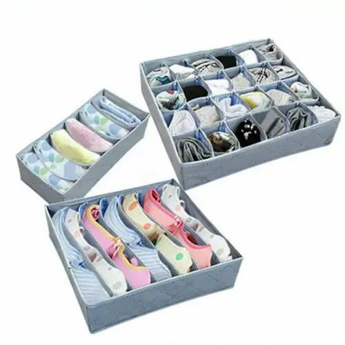 3 шт. разделитель комплект нижнего белья бюстгальтер ткань Носки для хранения