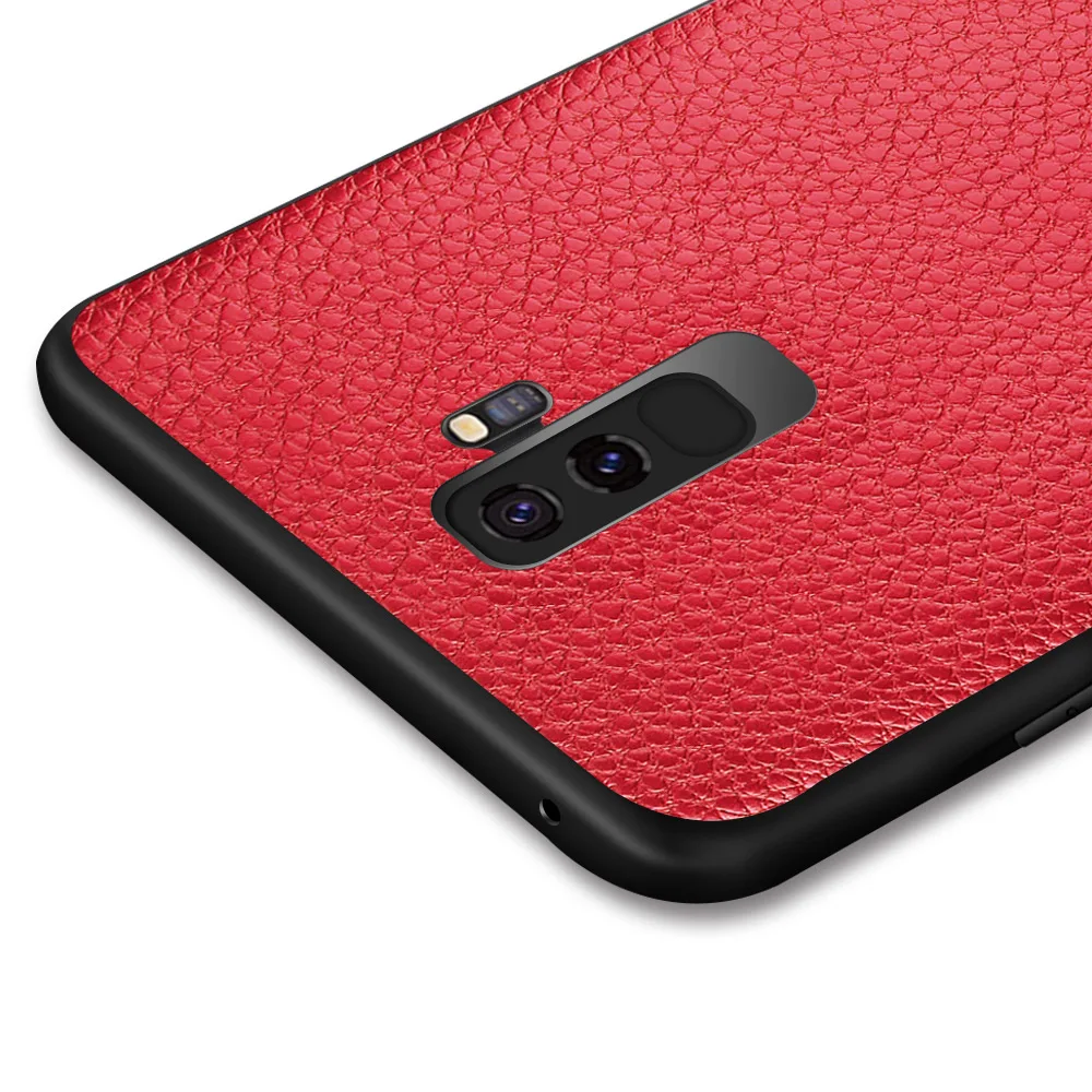 Чехол MOFi для Samsung Galaxy S9 + чехол телефона Plus из искусственной кожи противоударный