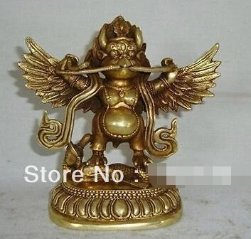 Бесплатная доставка тибетская Буддийская бронза статуя Гаруда Будды|statue resin|statue