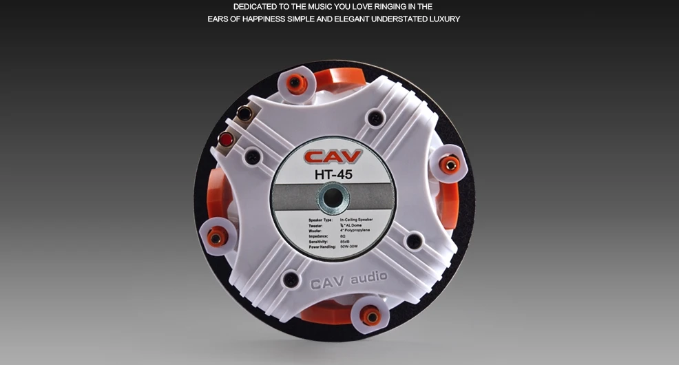 CAV HT-45, профессиональная фоновая музыкальная система, глубокий бас, потолочный динамик, объемный звук, домашний кинотеатр, стерео, потолочный динамик