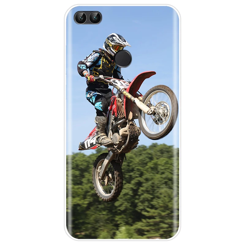 Мягкий силиконовый чехол для телефона Motocross moto dirtbikes Huawei P9 P10 P20 PLUS P30 PRO P8 lite P smart |