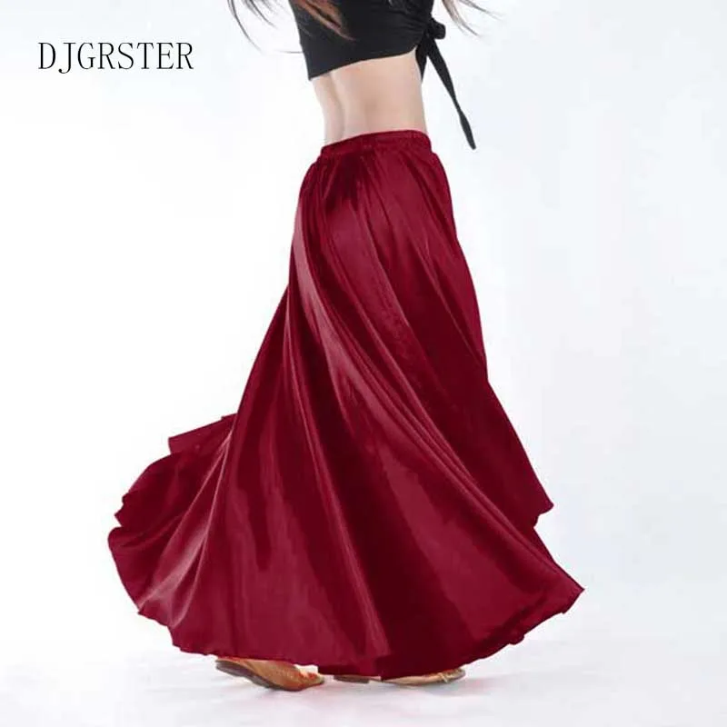 DJGRSTER 2020 женская шифоновая юбка для танца живота 16 цветов женские длинные