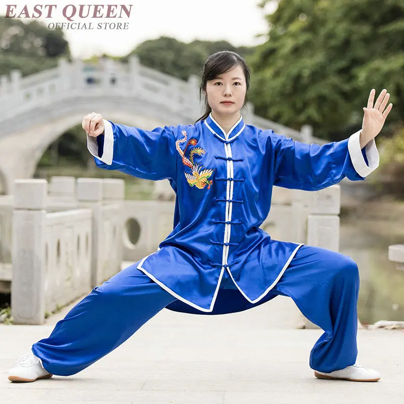 Форма кунг-фу Wushu одежда для Тай Чи весна 2019 с вышивкой Феникс Брюса Ли Тай-Чи TA1687 |