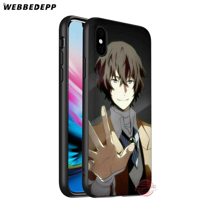 Мягкий силиконовый чехол WEBBEDEPP Japan Bungou Stray Dogs для iPhone 8 7 6S 6 Plus 11 Pro XS Max XR X 5 5S SE |