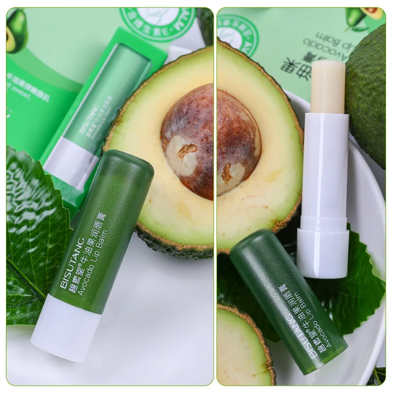 Увлажняющий бальзам для губ Avocado Vera Natural Lipbalm реагирует на температуру цветная