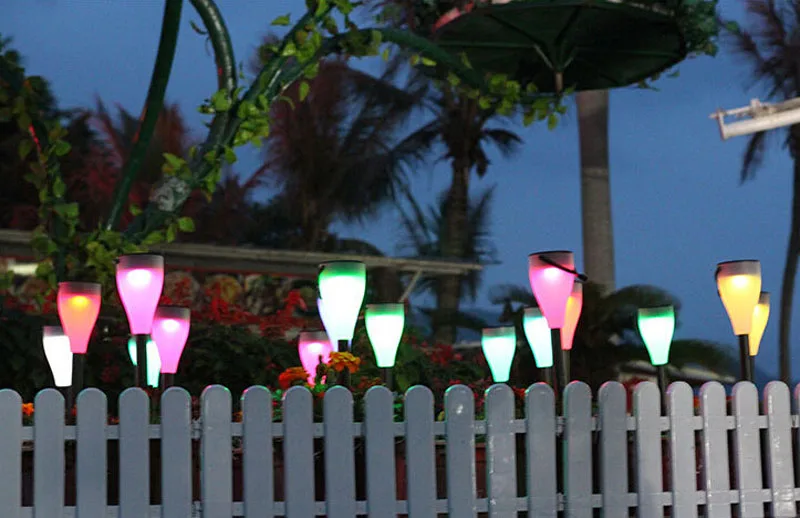 Новые Красочные Солнечный СВЕТ Спайк Пятно Света Прожектор Пейзаж Сада Двор Путь