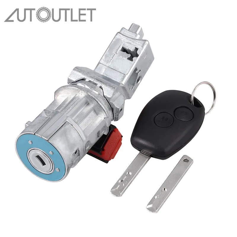 Замок зажигания AUTOUTLET стартовый цилиндр для Renault Clio MK III 8200214168 7701208408 806010030R