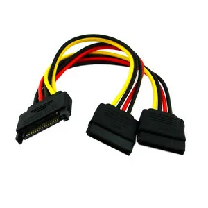 SATA II жесткий диск Мощность Мужской до 2 Женский Splitter Y отклонения в размерах на 1-2