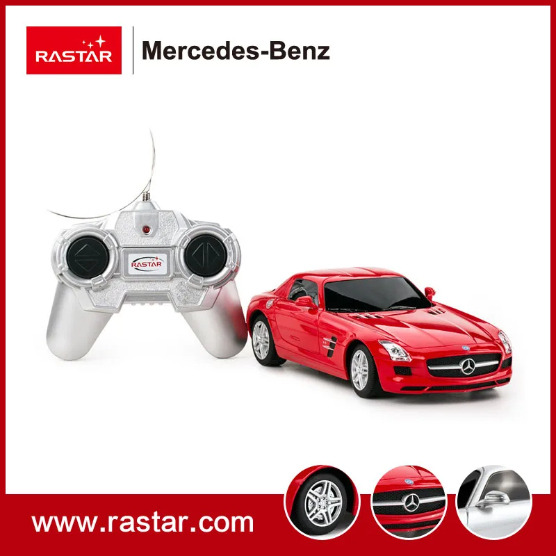 Rastar лицензированный-Mercedes-Benz SLS AMG 1:24 детские игрушки с дистанционным управлением мини-автомобиль 40100
