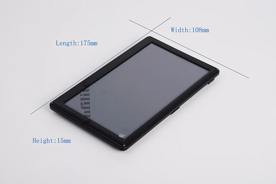 Anfilite 7 дюймовый емкостный экран 800*480 для автомобиля 3D DDR 256M ROM 8 ГБ GPS навигация Bluetooth