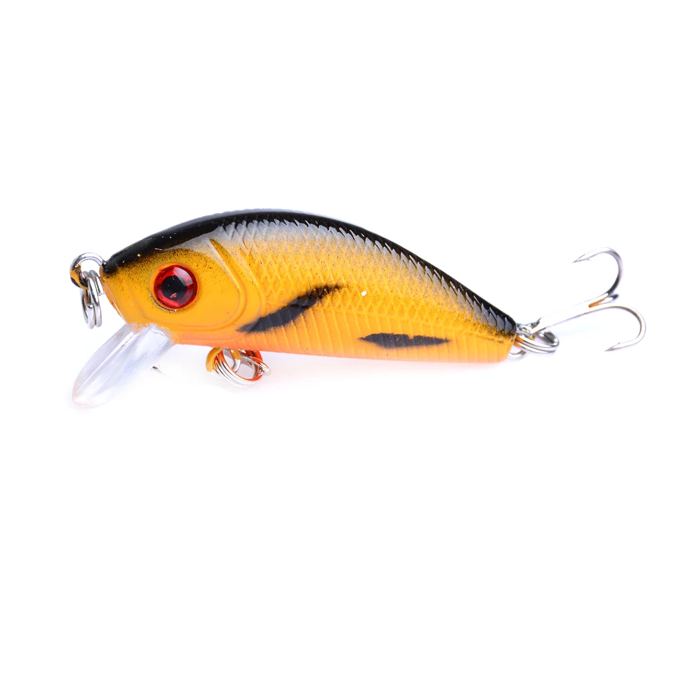 

1 pcs Fishing Lure 50mm 4g Topwater Minnow Hard Bait Japan Mini Crankbait Carp Fishing Wobblers Treble Hooks tackle