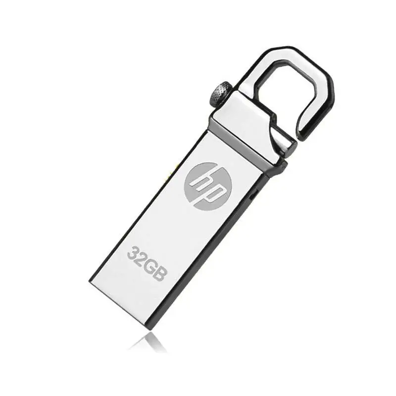 hp металлический USB флэш-накопитель 16 ГБ 32 ГБ v250 Флешка Personalizado DJ DIY логотип плюс Тип c OTG адаптер карта памяти Cle USB