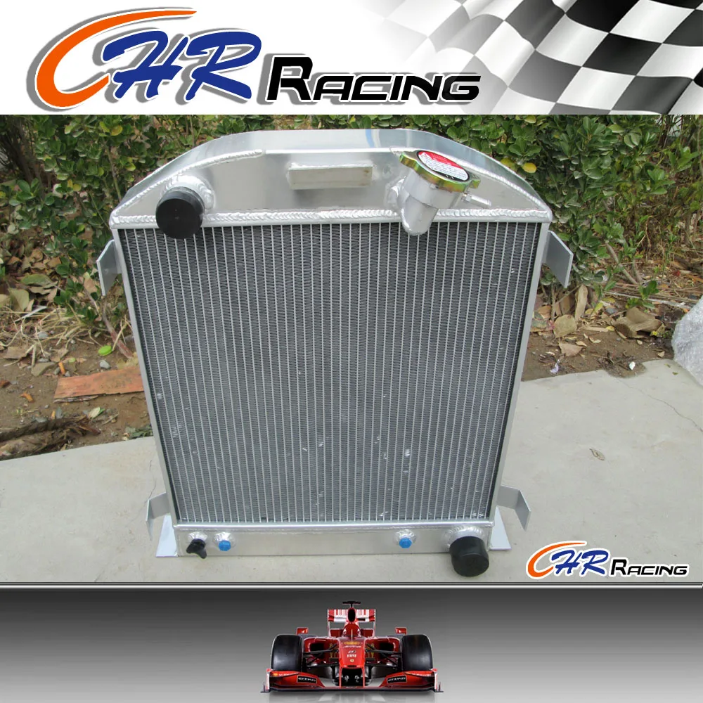 for 1932 FORD CHOPPED CHEVY ENGINE All Aluminum Radiator 3rows | Автомобили и мотоциклы