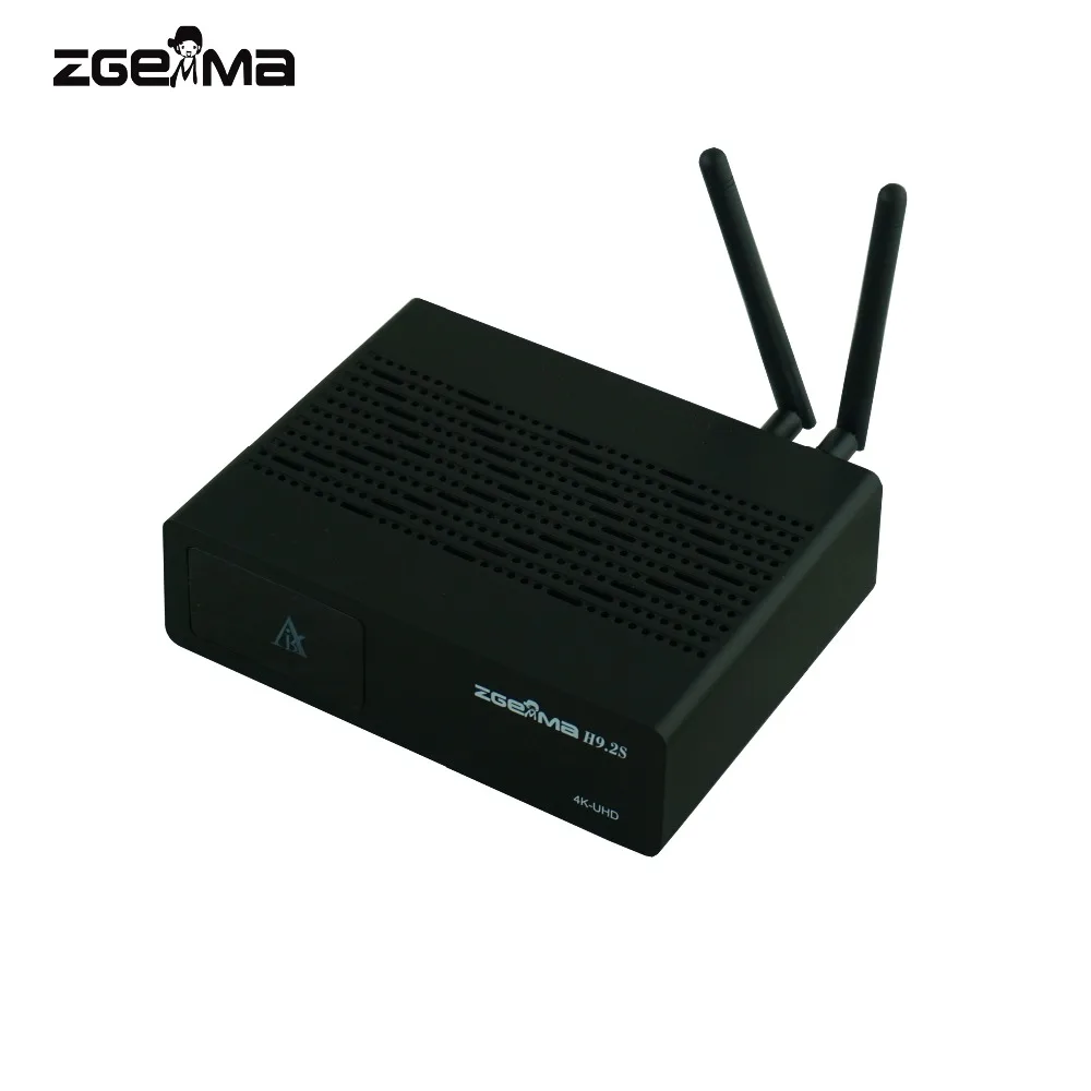 3 шт./лот ZGEMMA H9.2S E2 Linux 4K UHD спутниковый ресивер с DVB S2X + двойной тюнер 300 Мбит/с WIFI
