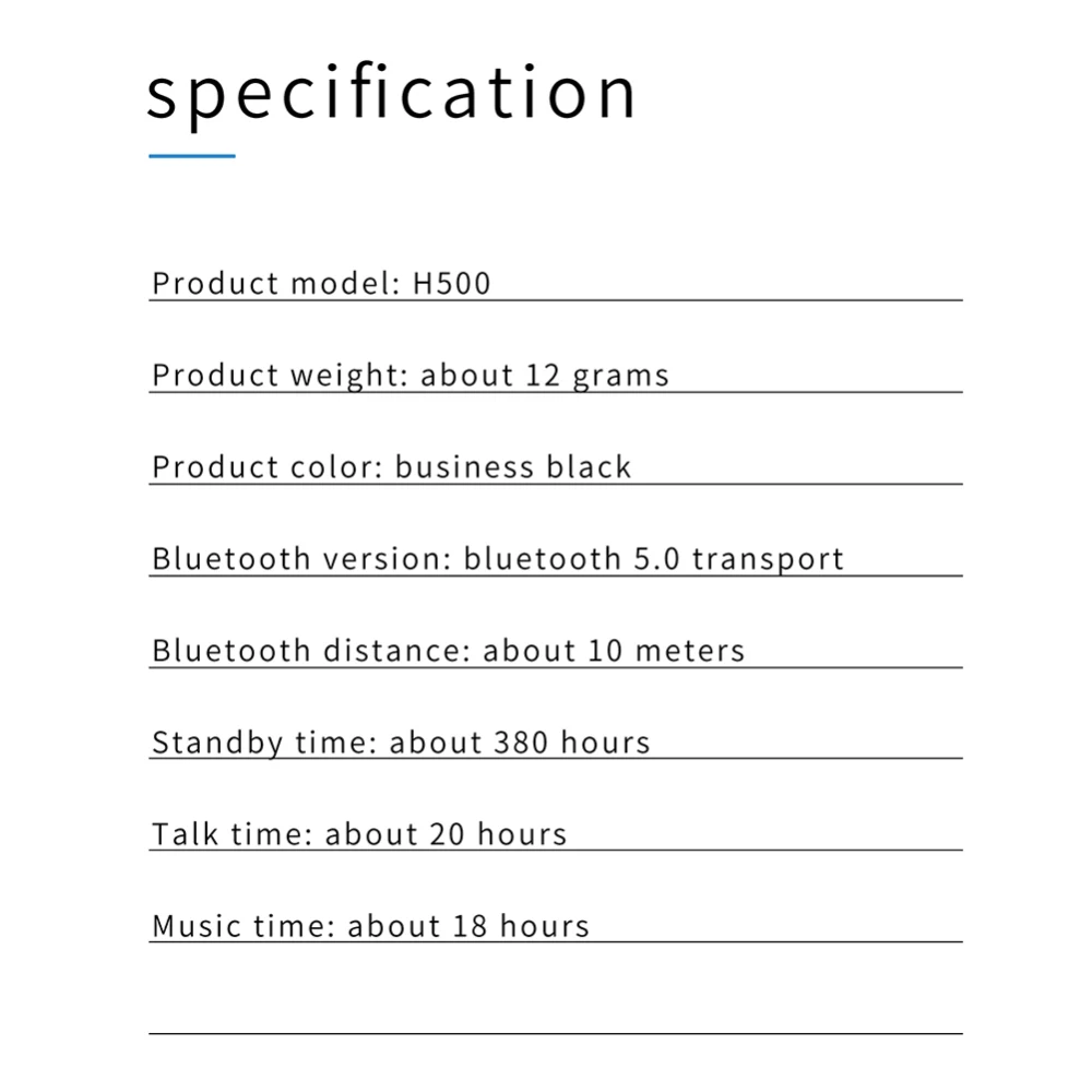 Наушники H500 Bluetooth V5.0 привод беспроводной крючок дизайн Удобная Альтернативная